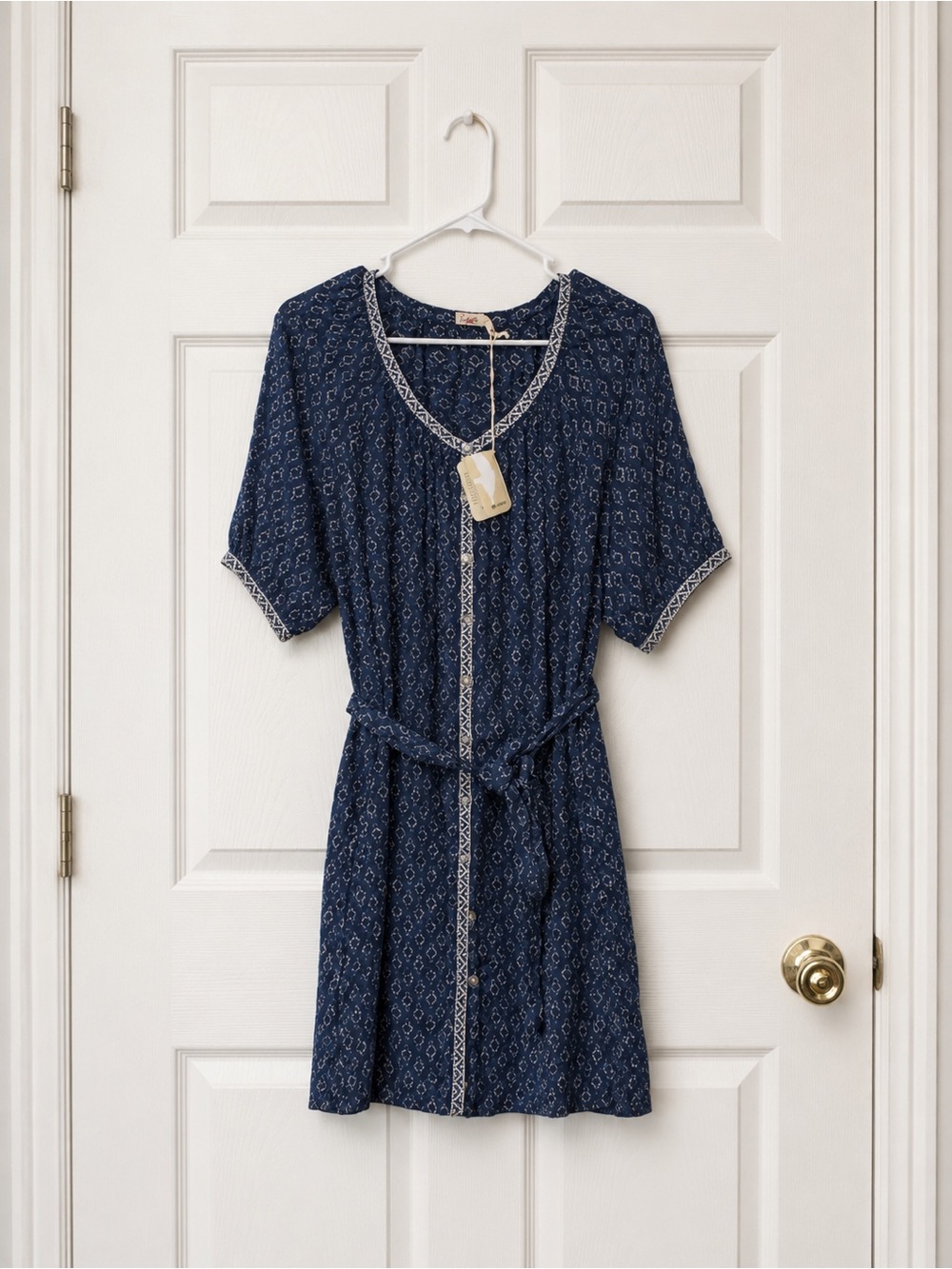 Faherty Carmel Linen Button-Up Minidress - Picture 2 of 6
